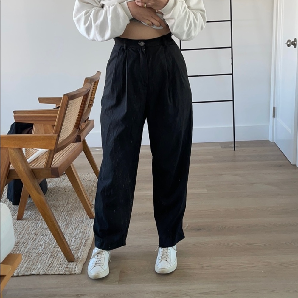 FOR LOVE & NANCY Pleated Pants
